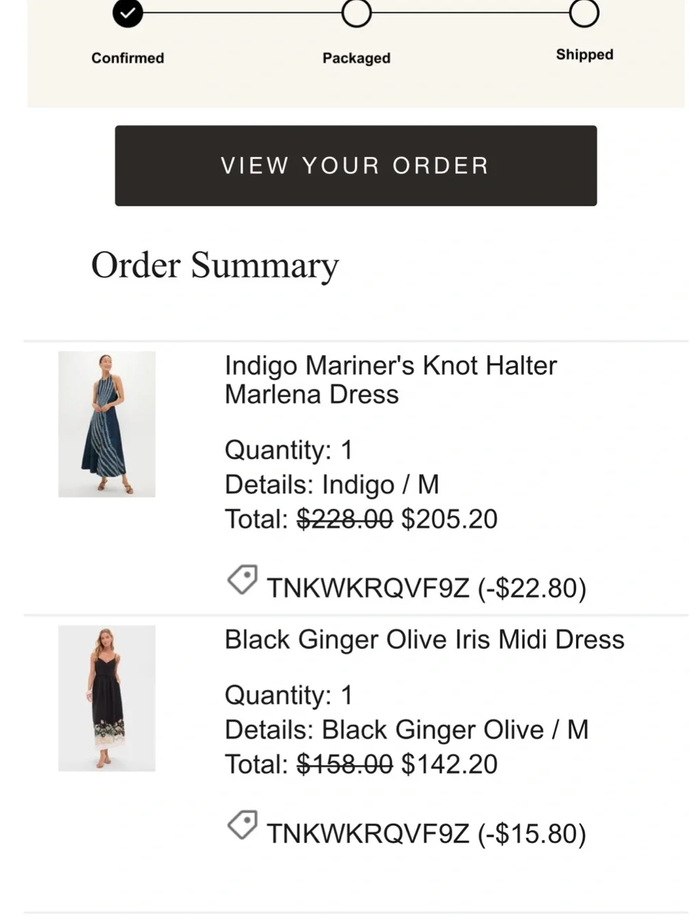 Tuckernuck Navy Blue Halter Maxi Dress with Diagonal Leaf Print - Picture 5 of 5